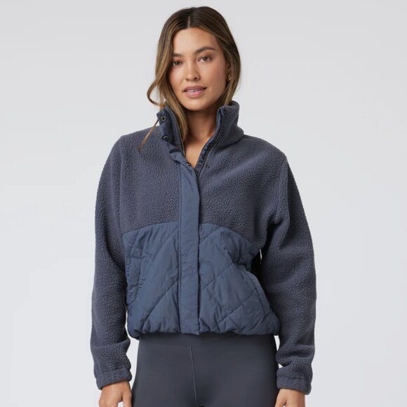 Vuori Jackets & Blazers - NWT - Vuori Highlands Sherpa Jacket - Azure Blue - Women's Size Small